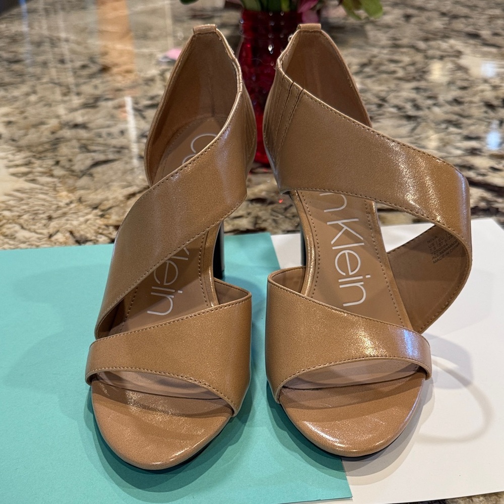 Calvin Klein Women's Beige Heels